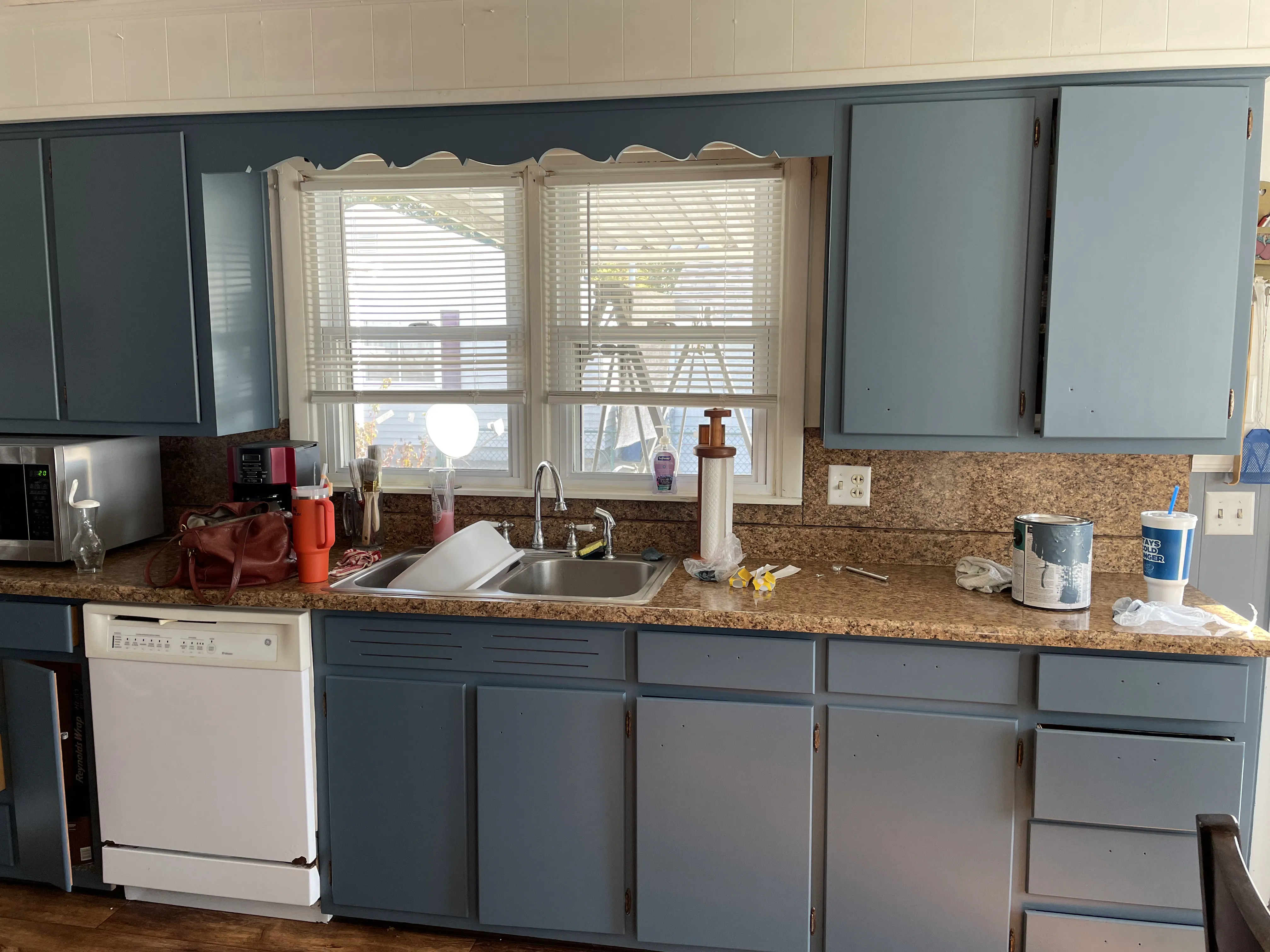 Professional painting and cleaning work